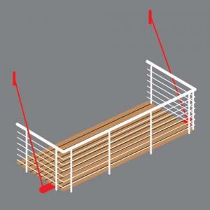 Hängebalkon Typ: T DGA-REL