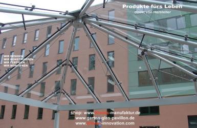 Exclusive Parkpavillon, Pyramidenpavillon, Glaspavillon, Pavillon, Glas,