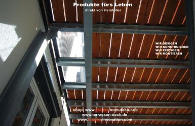 Begehbare Glasmodule, Gummilager, Terrassendeck, Bodenbelag, Terrasse,
