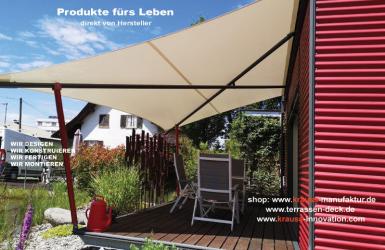 Sonnensegel, Terrassendeck, Ferienwohnung, Sonnenschutz, Terrasse,