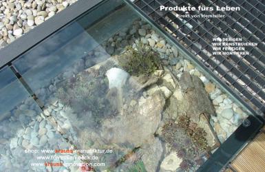 Umweltfreundlich, Glasmodule, Rastermaß, Glasboden, Terrasse, Terrassendeck,