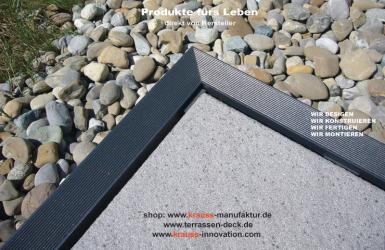 TERRASSENRANDPROFIL, Randprofil TERR-System, Terrassendeck, Terrasse,