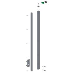 Nurglas-Geländer Wand, rechts 