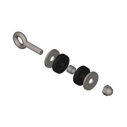 Reling-Glashalter Ringschraube 