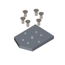 Gehrungs-Verbinder 135°/45°, 80 
