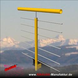 Geländer m. Relingfüllung, Trägermontage Seite 