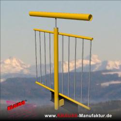 Geländer m. Staketenfüllung, Trägermontage Seite 