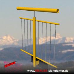 Geländer m. Staketenfüllung, Trägermontage Seite 