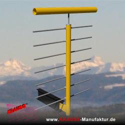 Geländer m. Relingfüllung, Trägermontage Vorne 