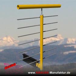 Geländer m. Relingfüllung, Trägermontage Vorne 