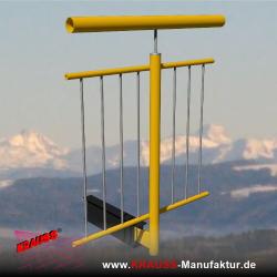 Geländer m. Staketenfüllung, Trägermontage Vorne 