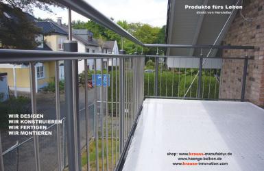 Balkonbelag Duett, Geländerpfosten, Staketen, Handlauf, Balkongeländer,