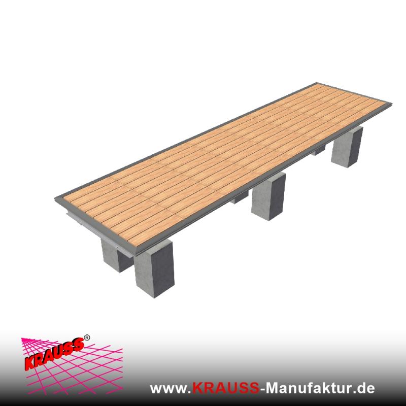 Terrassen-Deck mit Douglasienbelag 